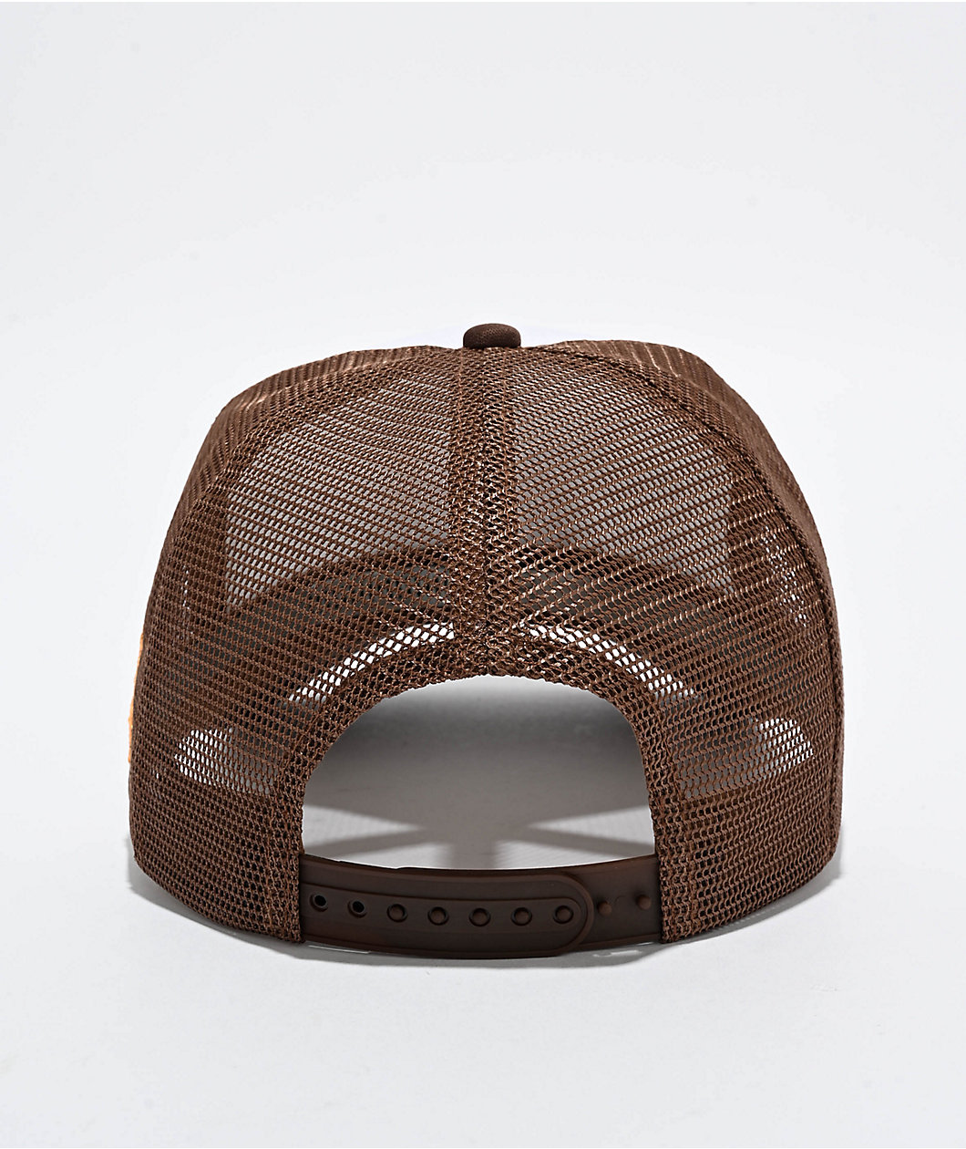 GRLSWIRL Support Skate Crew Brown Trucker Hat