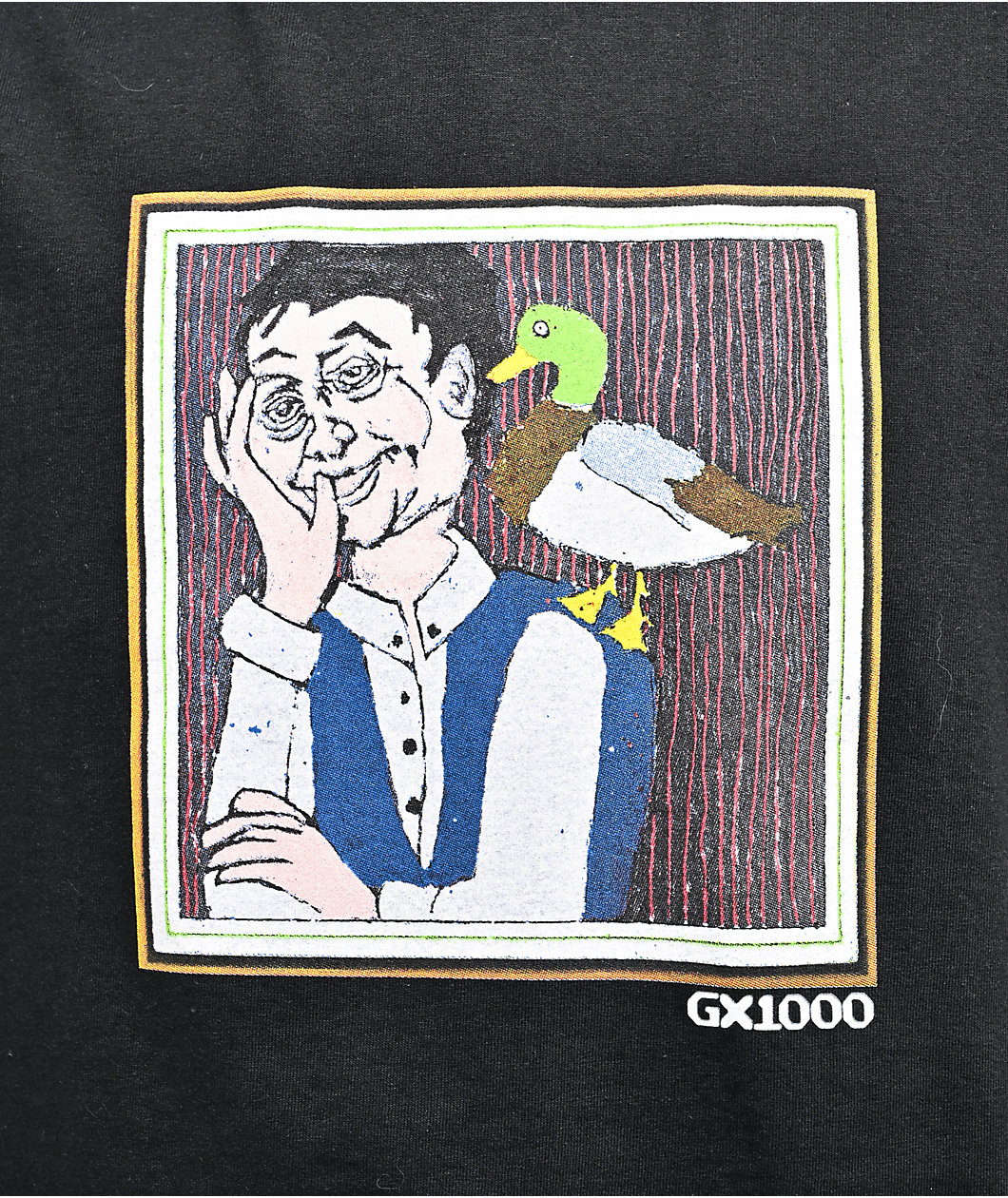 GX1000 Man With Duck Black T-Shirt