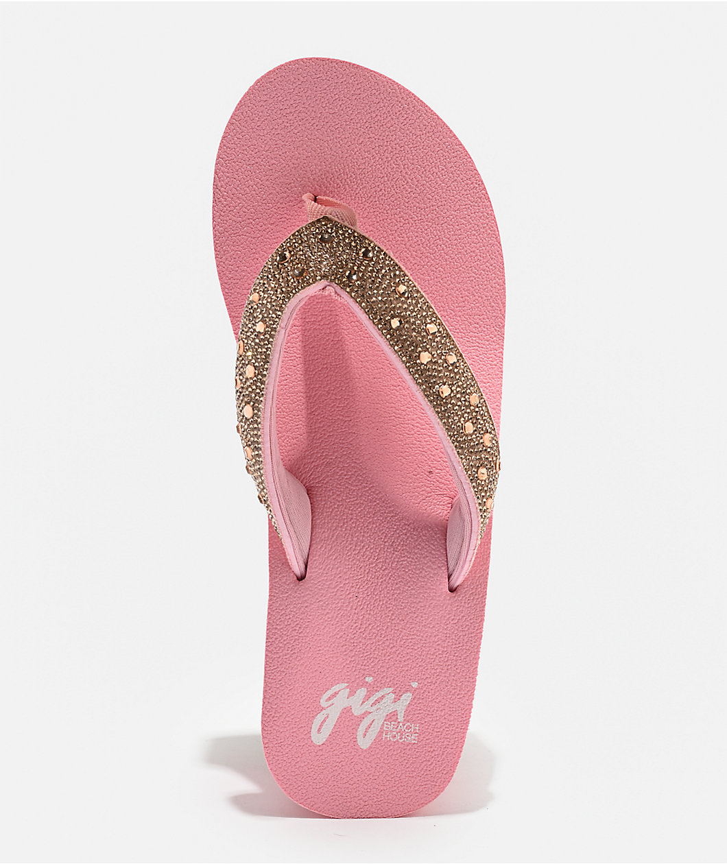 Gigi Ali Rhinestone Pink Platform Sandals