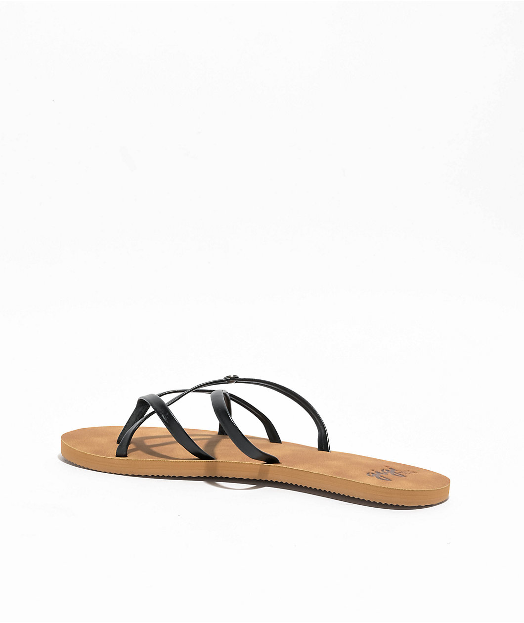 Gigi Supernova Black & Tan Sandals