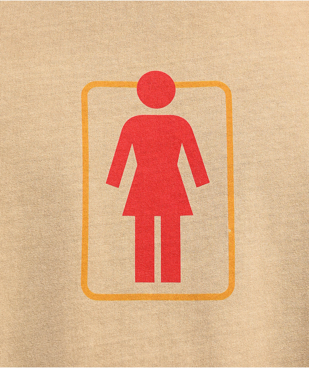 Girl Double OG Logo Brown T-Shirt