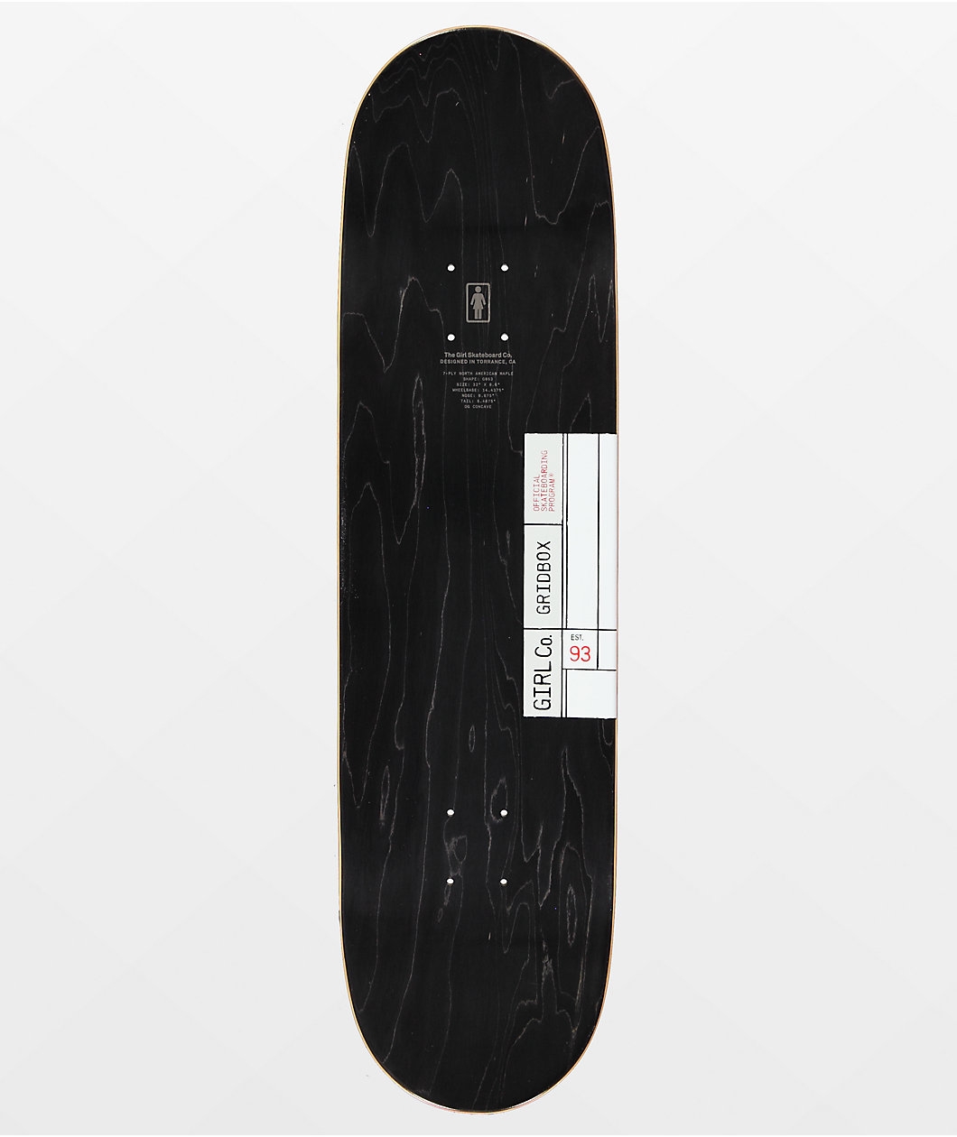 Girl Gass Gridbox 8.5" Skateboard Deck