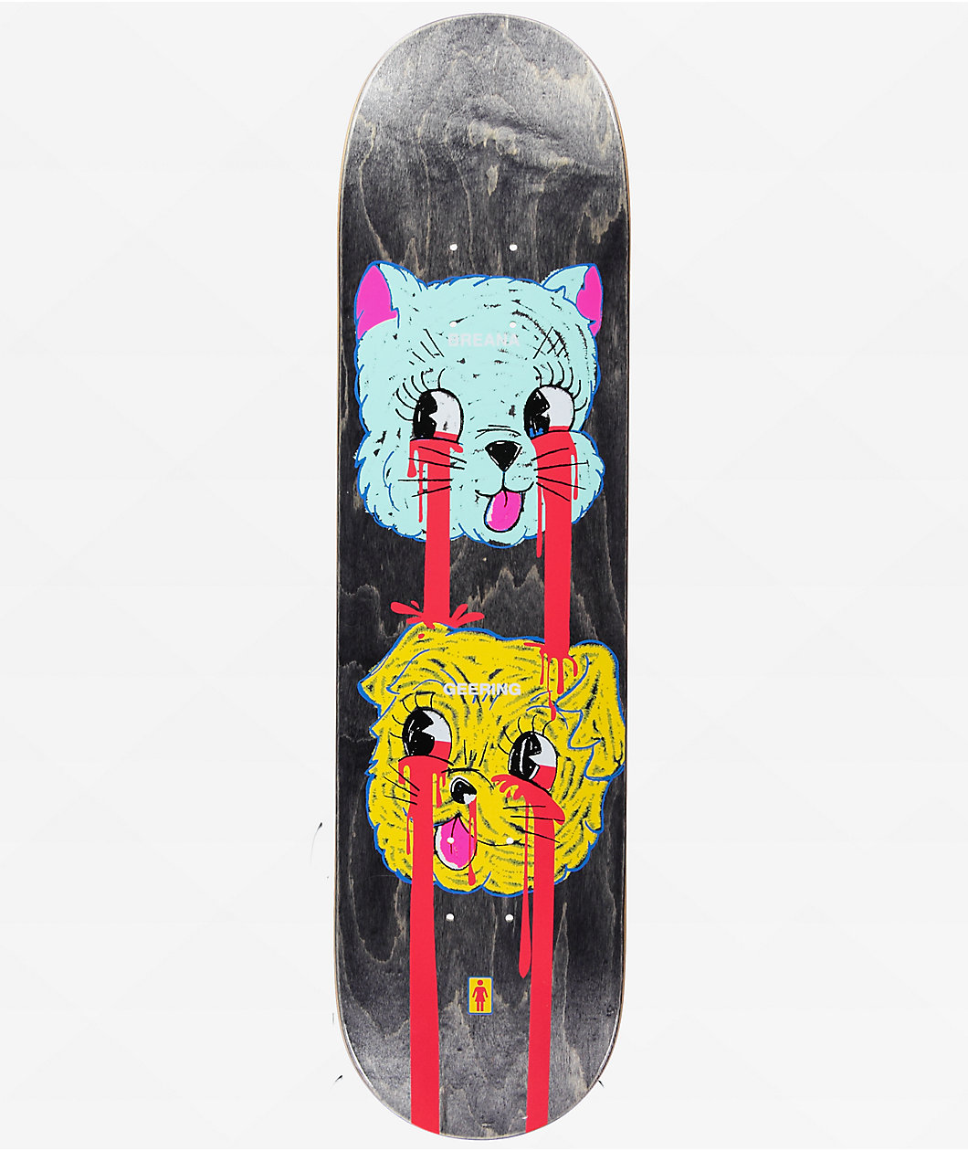 Girl Geering Blood Bath 8.0" Skateboard Deck