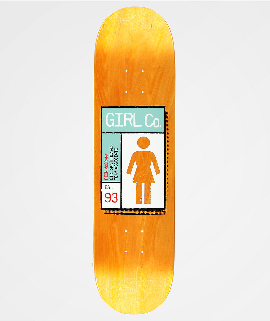 Girl McCrank Gridbox Twin 8.25" Skateboard Deck