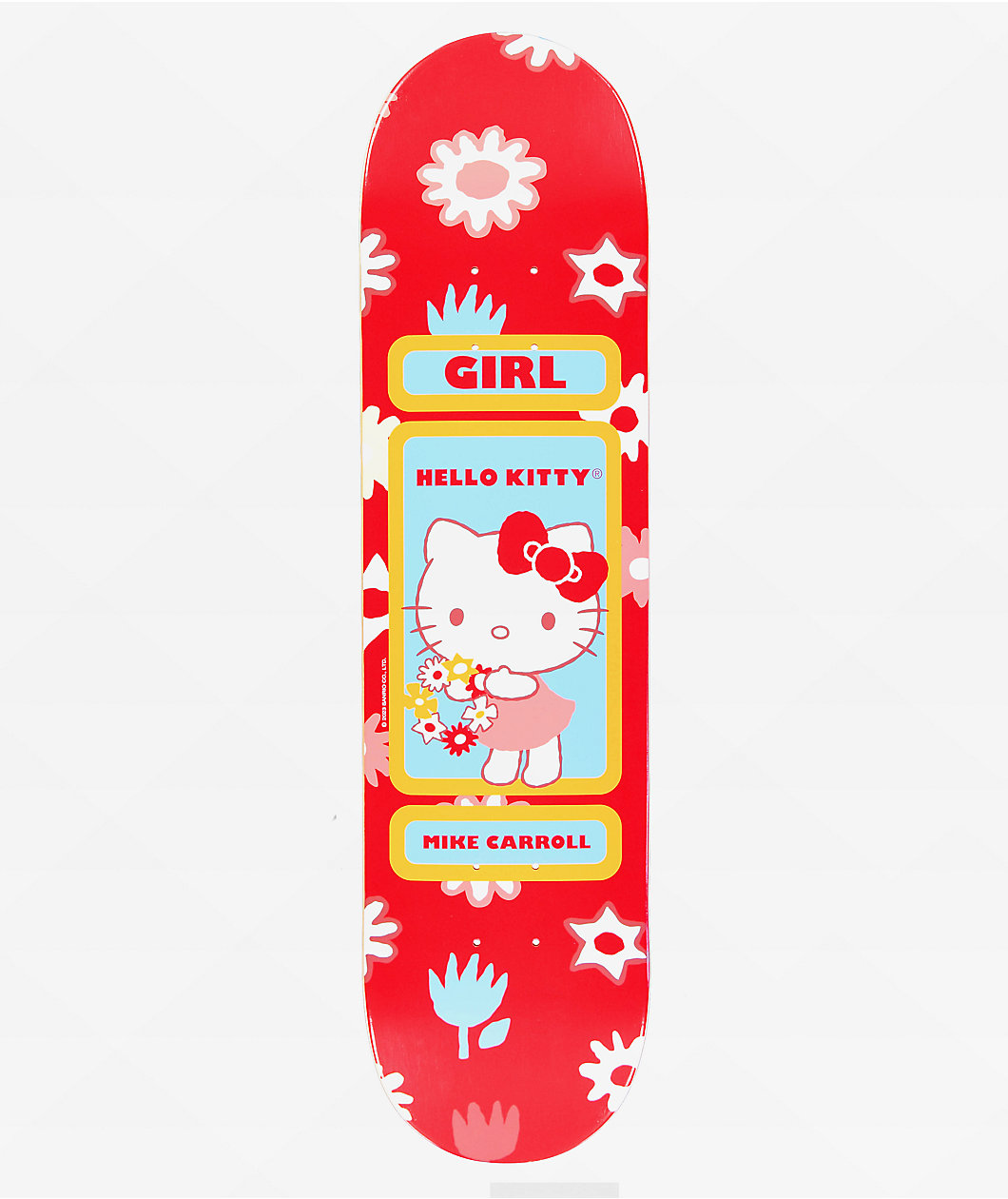 Girl x Hello Kitty and Friends Carroll Hello Kitty 8.0" Skateboard Deck