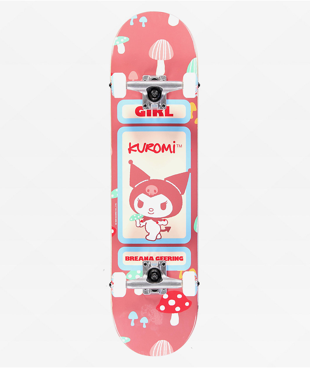 Girl x Hello Kitty and Friends Geering Kuromi 7.75" Skateboard Complete