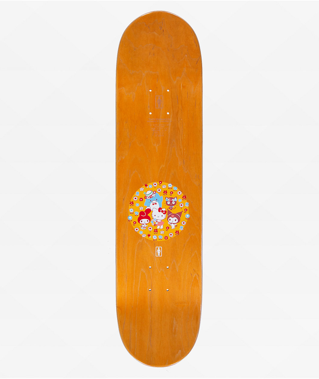 Girl x Hello Kitty and Friends Pacheco 8.0" Skateboard Deck