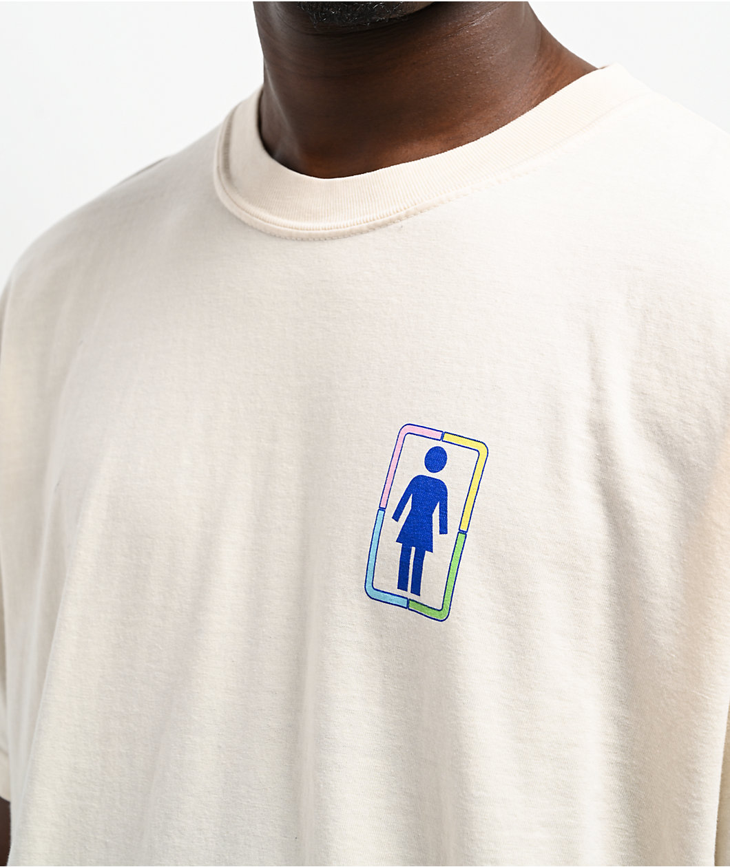 Girl x Hello Kitty and Friends Rainbow Cream T-Shirt