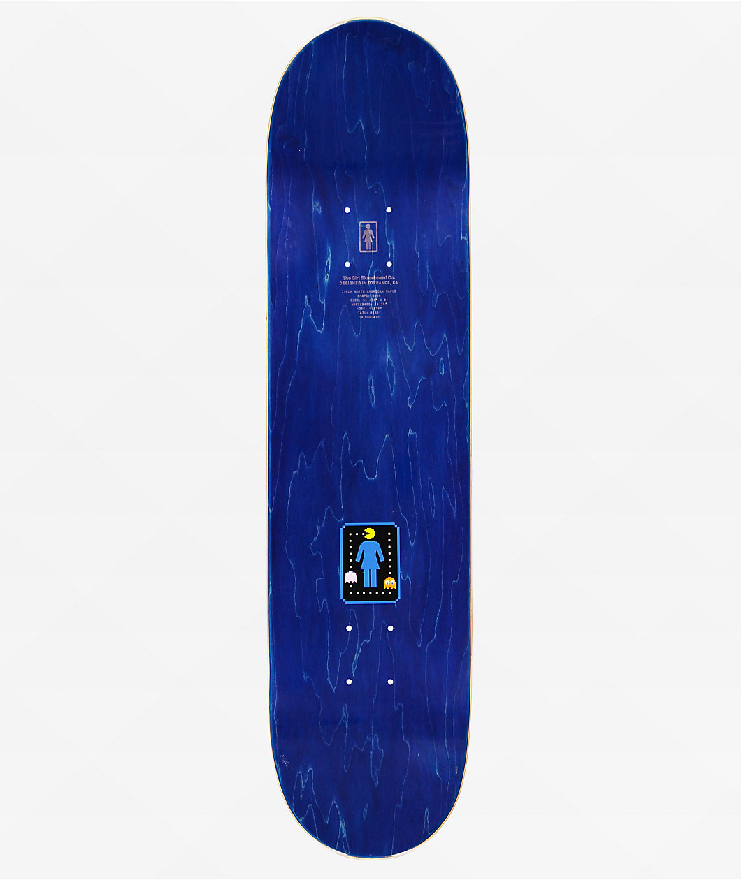 Girl x Pac-Man Carroll 8.0" Skateboard Deck