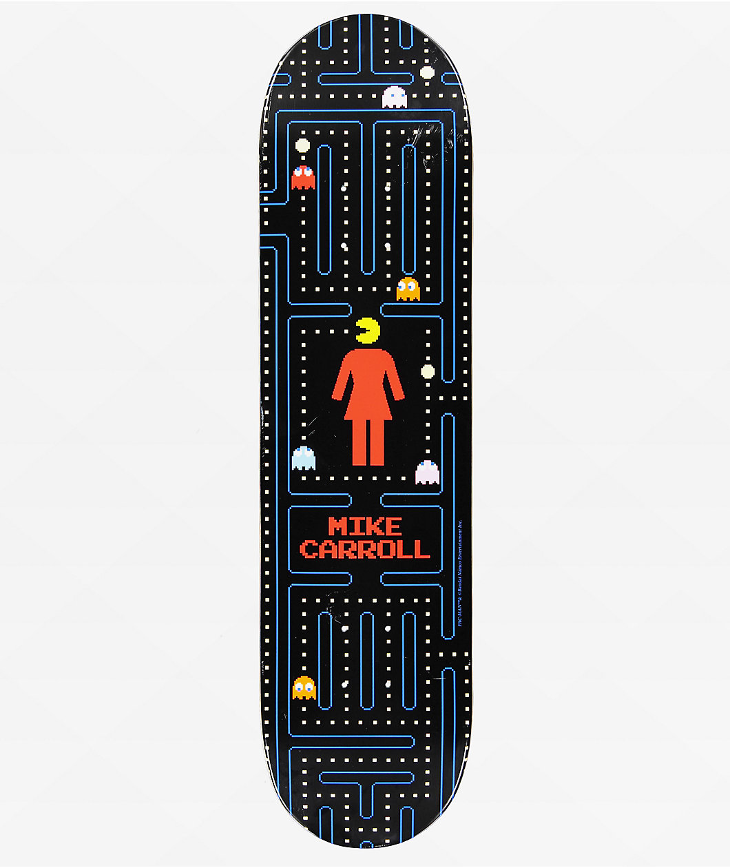 Girl x Pac-Man Carroll 8.0" Skateboard Deck