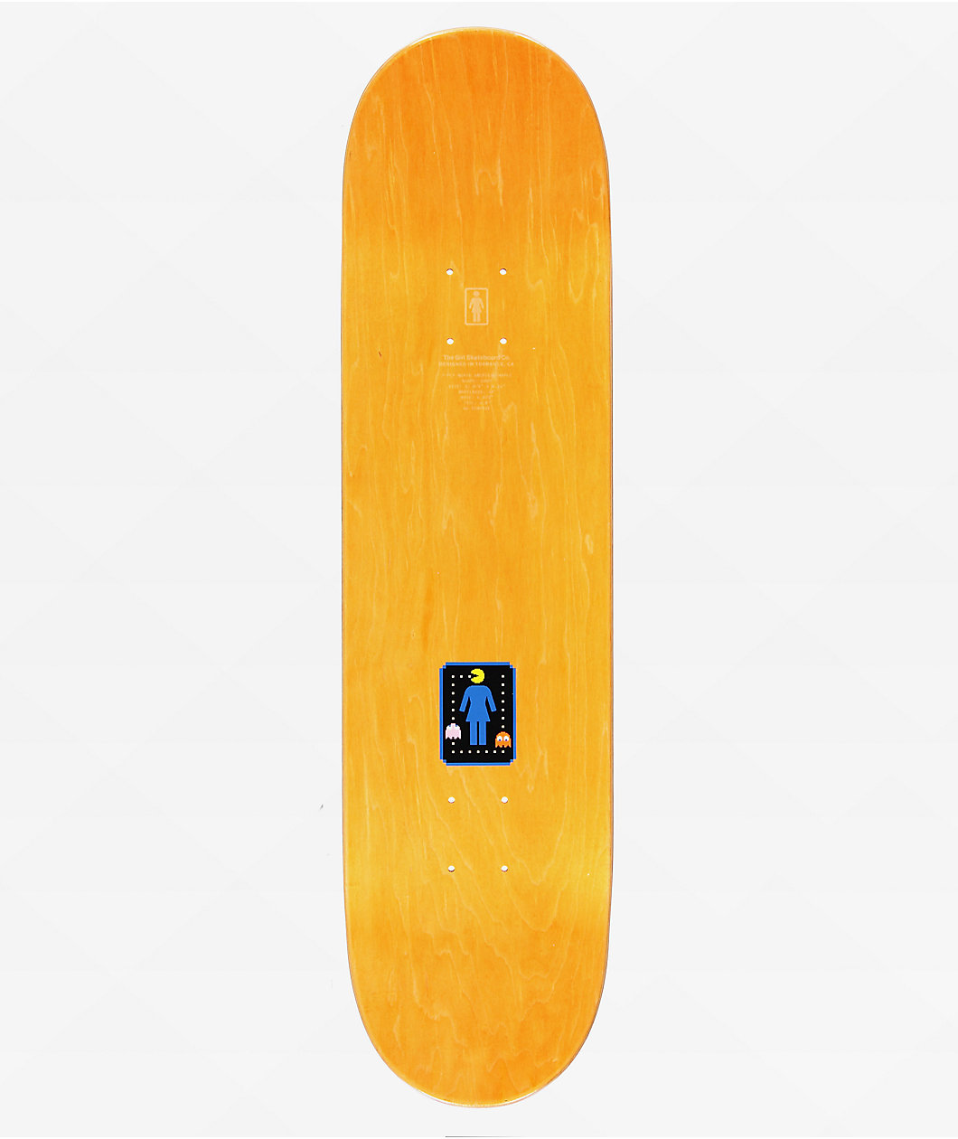 Girl x Pac-Man Malto 8.25" Skateboard Deck