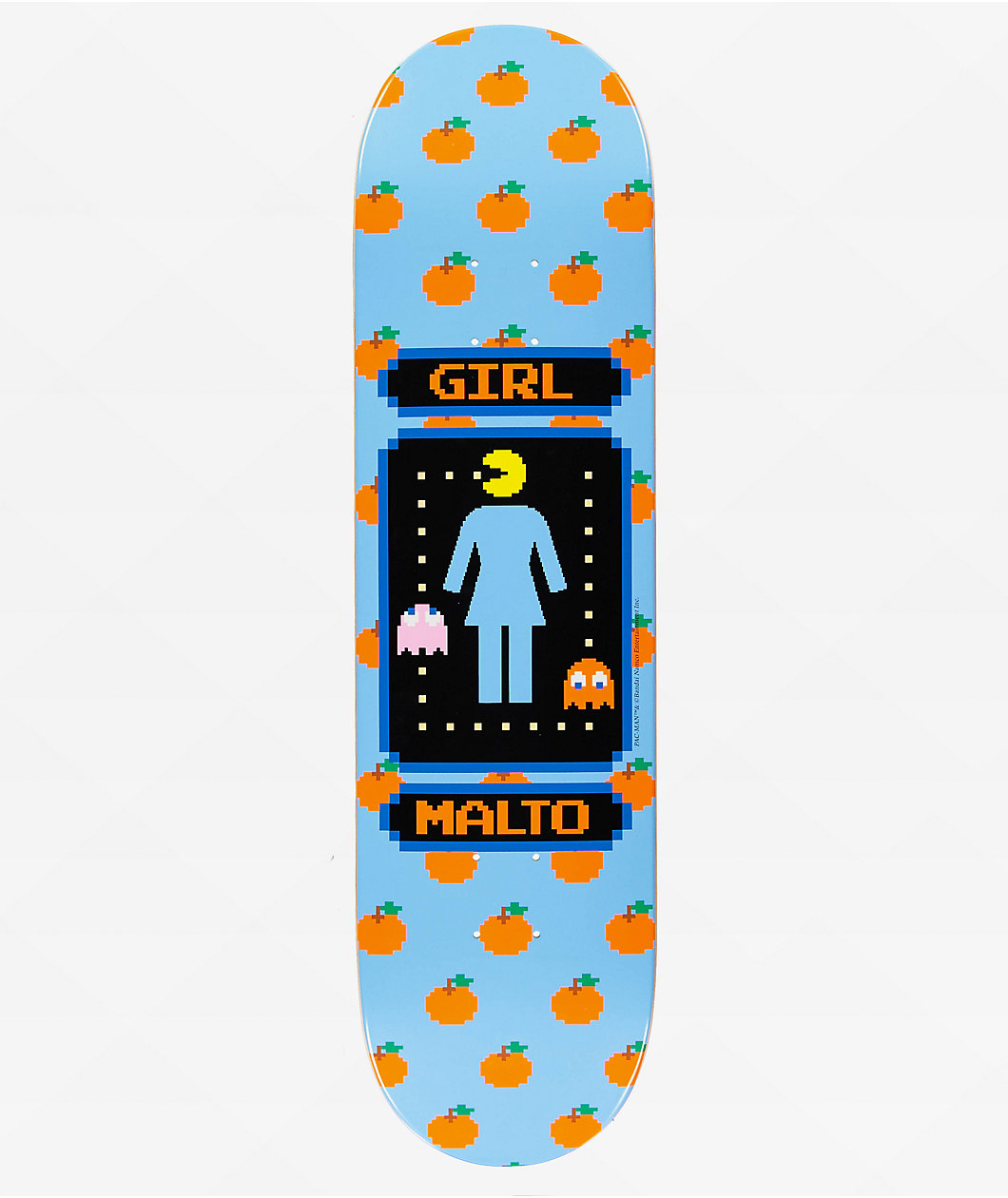 Girl x Pac-Man Malto 8.25" Skateboard Deck