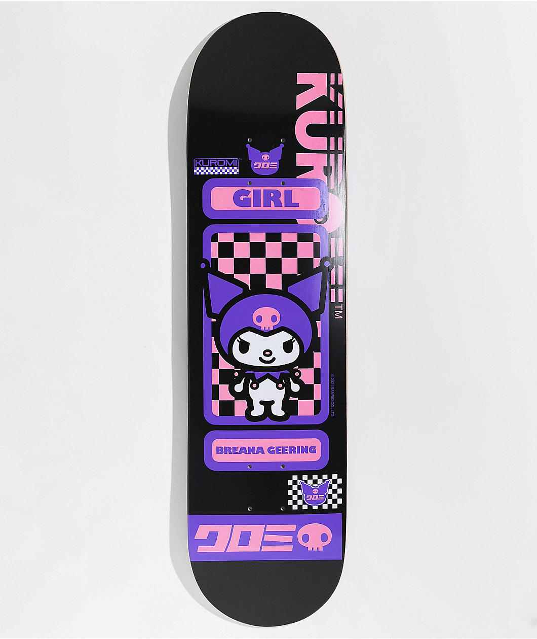 Girl x Sanrio Geering Tokyo Speed 8.0" Skateboard Deck