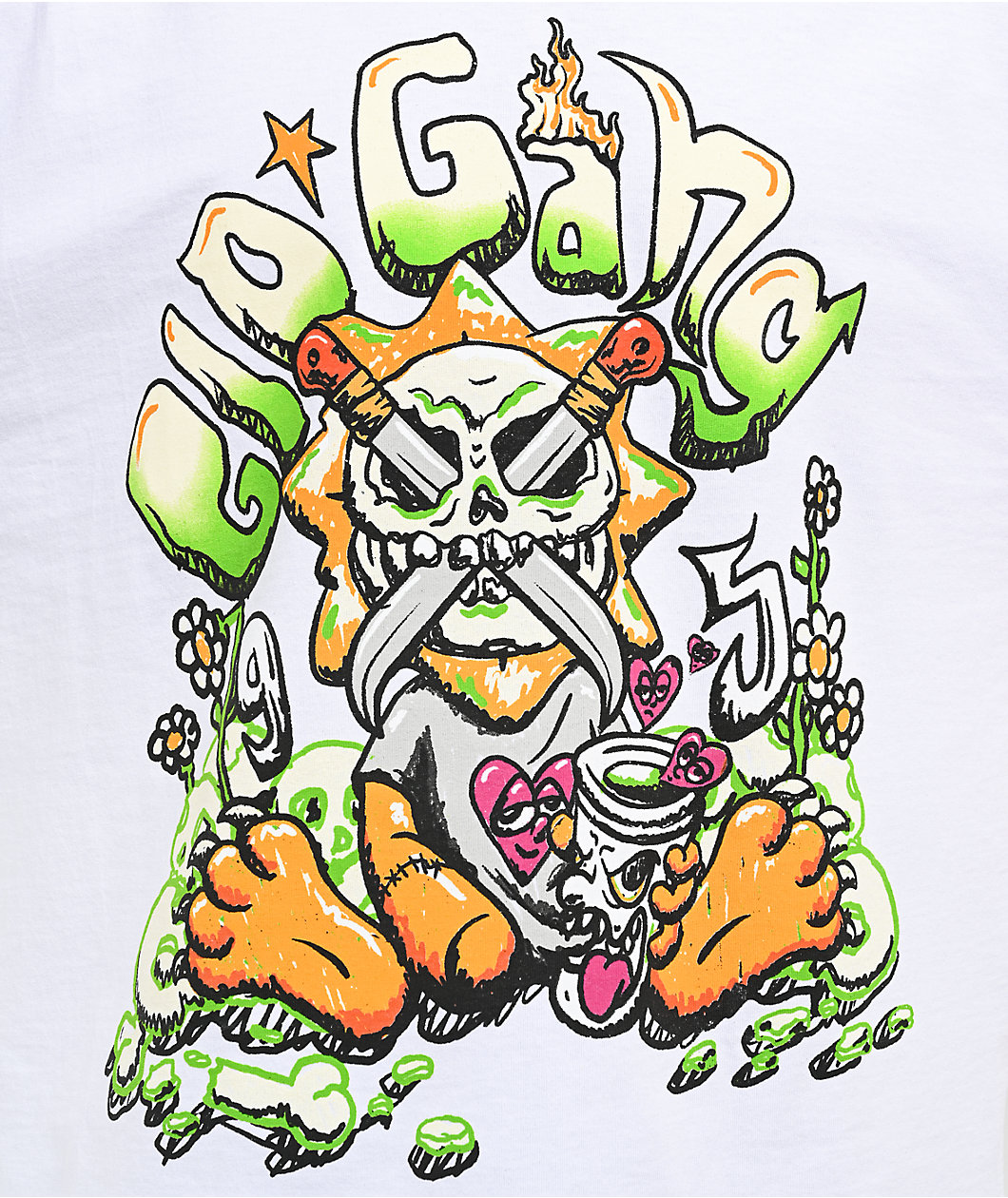 Glo Gang Glorious Teddy White T-Shirt