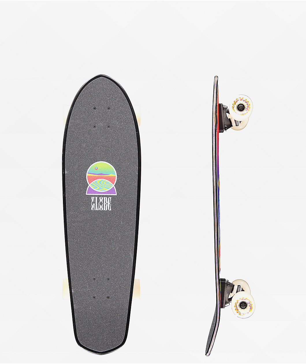 Globe Big Blazer Melted Mountain 32" Cruiser Skateboard Complete