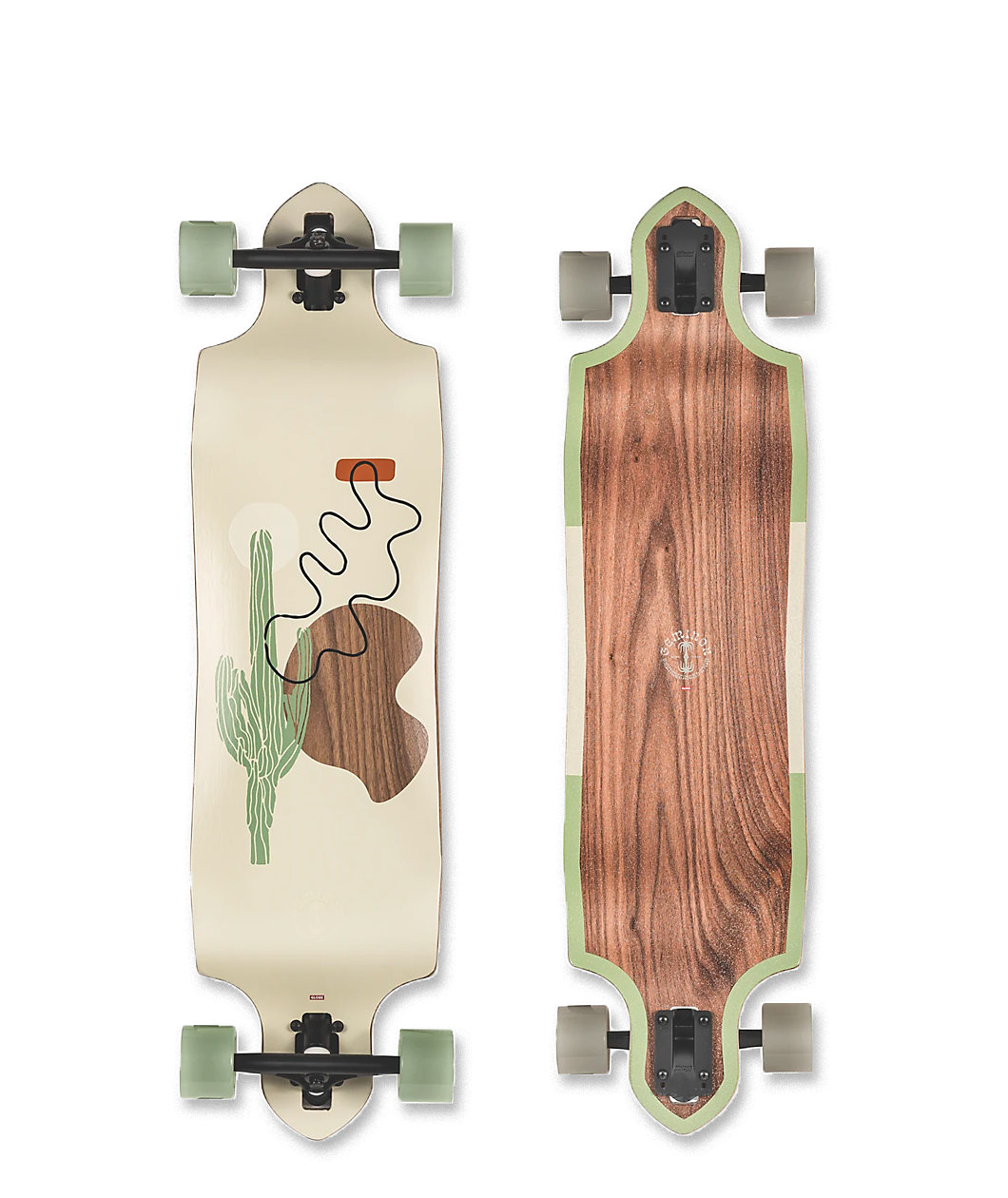 Globe Geminon Micro Drop Coconut Hula 37" Longboard Complete