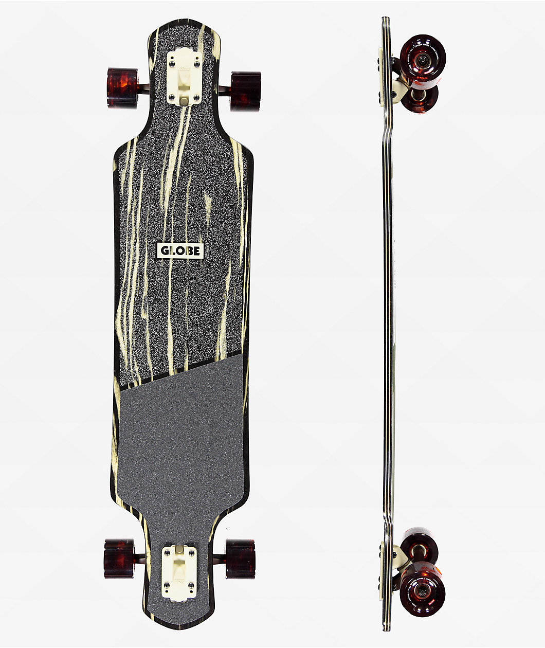 Globe Geminon Rock Macassar & Epitome 40" Dropthrough Longboard Complete