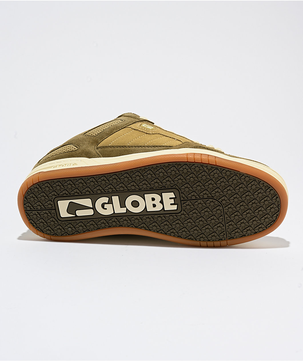 Globe Mullen Tilt Prime Olive & Sand Skate Shoes | Arden Fair