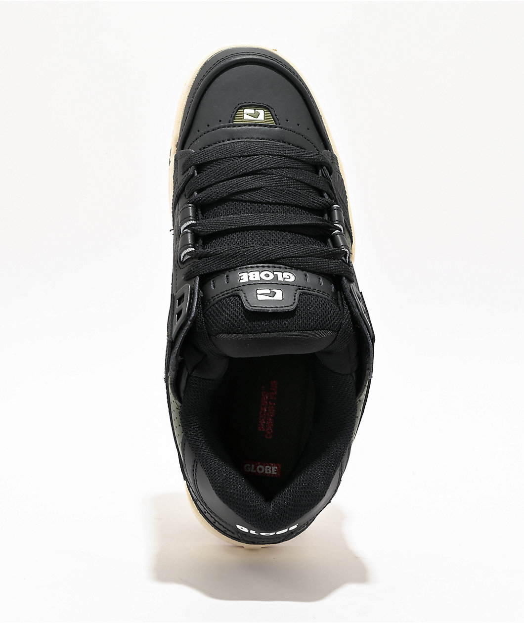 Globe Sabre Black & Combat Green Skate Shoes