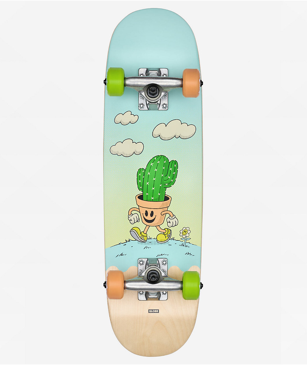 Globe Softie Cacti Guy 7.125" Skateboard Complete
