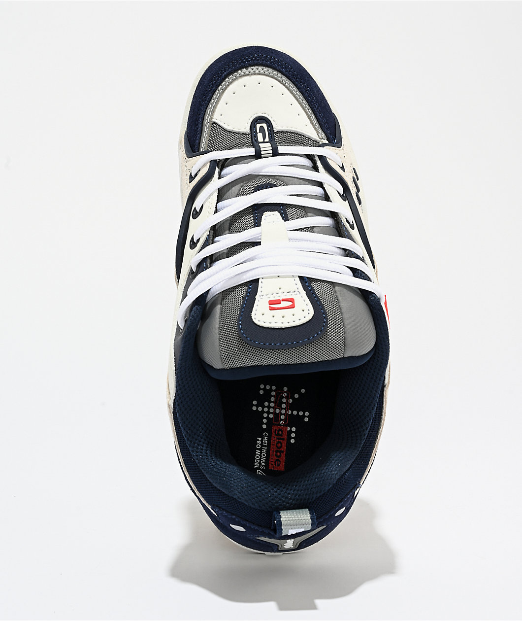 Globe Thomas CT-4 White & Navy Skate Shoes