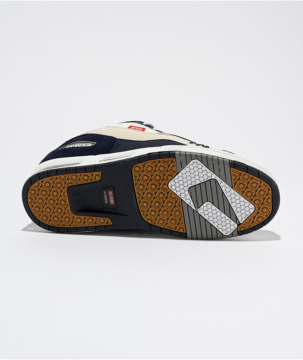 Globe Thomas CT-4 White & Navy Skate Shoes