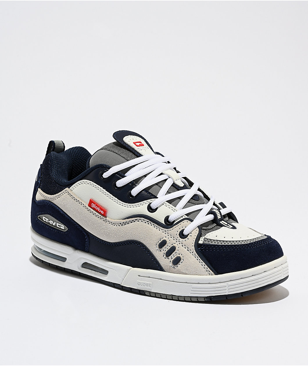 Globe Thomas CT-4 White & Navy Skate Shoes