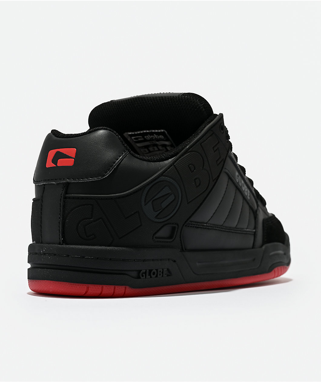 Globe Tilt Black & Red Skate Shoes