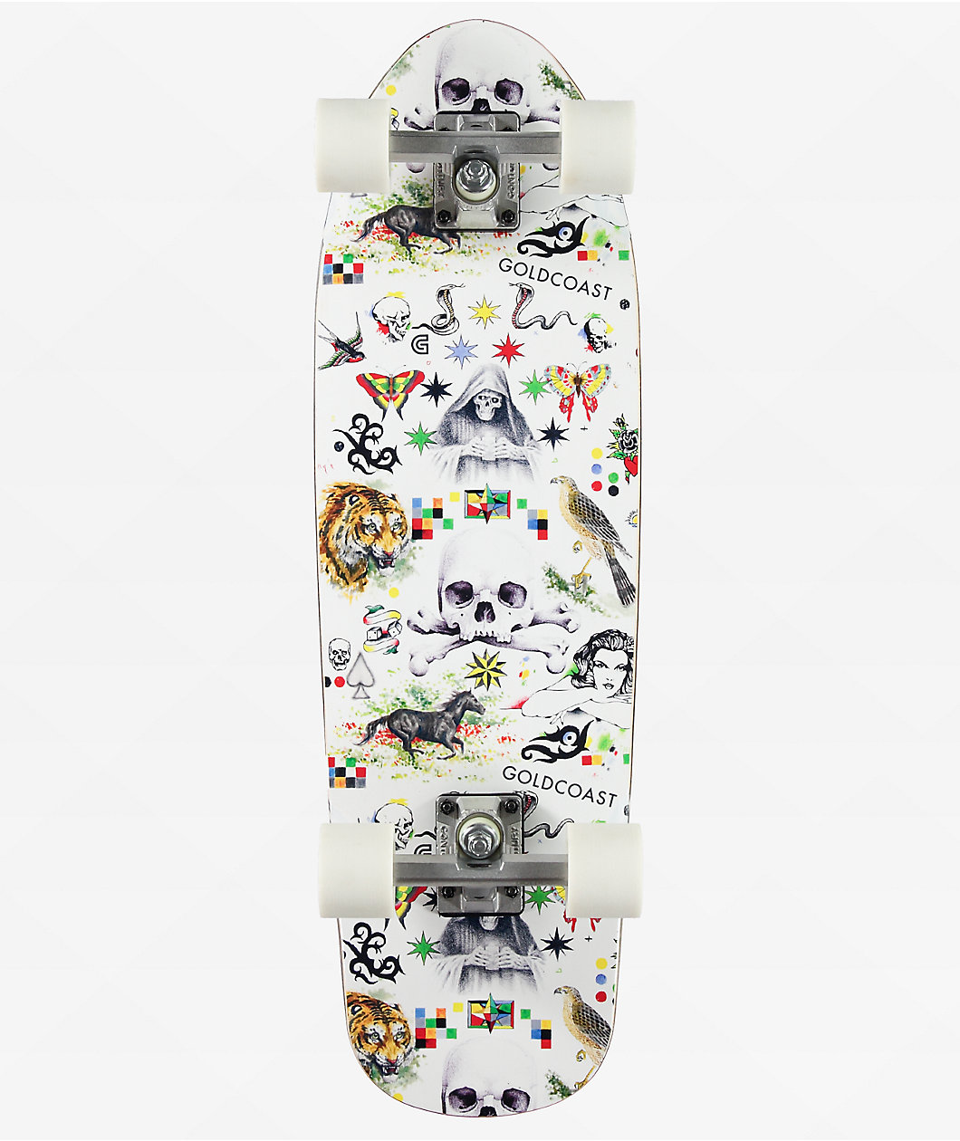 GoldCoast Kostechko Flash 28" Cruiser Skateboard Complete