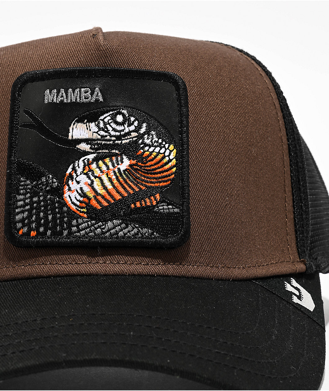 Goorin Bros Mamba Black & Brown Trucker Hat