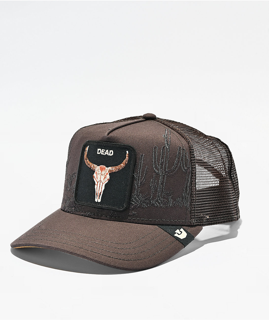 Goorin Bros. Badlands Skull Brown Trucker Hat