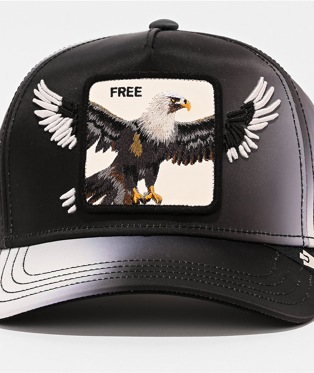 Goorin Bros. Eagle Wings Black & White Gradient Snapback Hat
