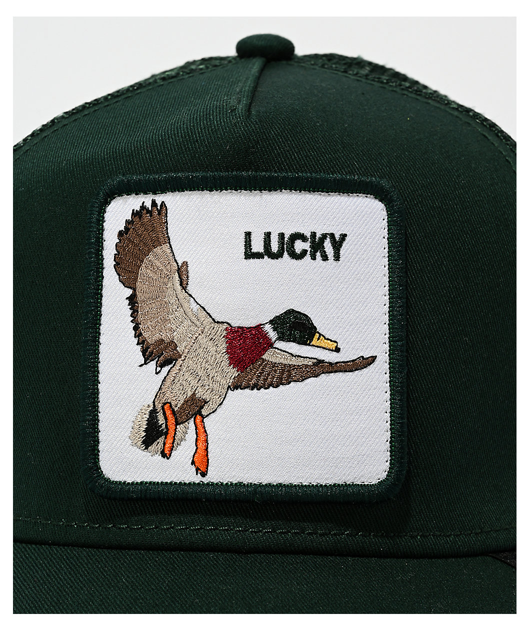 Goorin Bros. Lucky Duck Dark Green Trucker Hat
