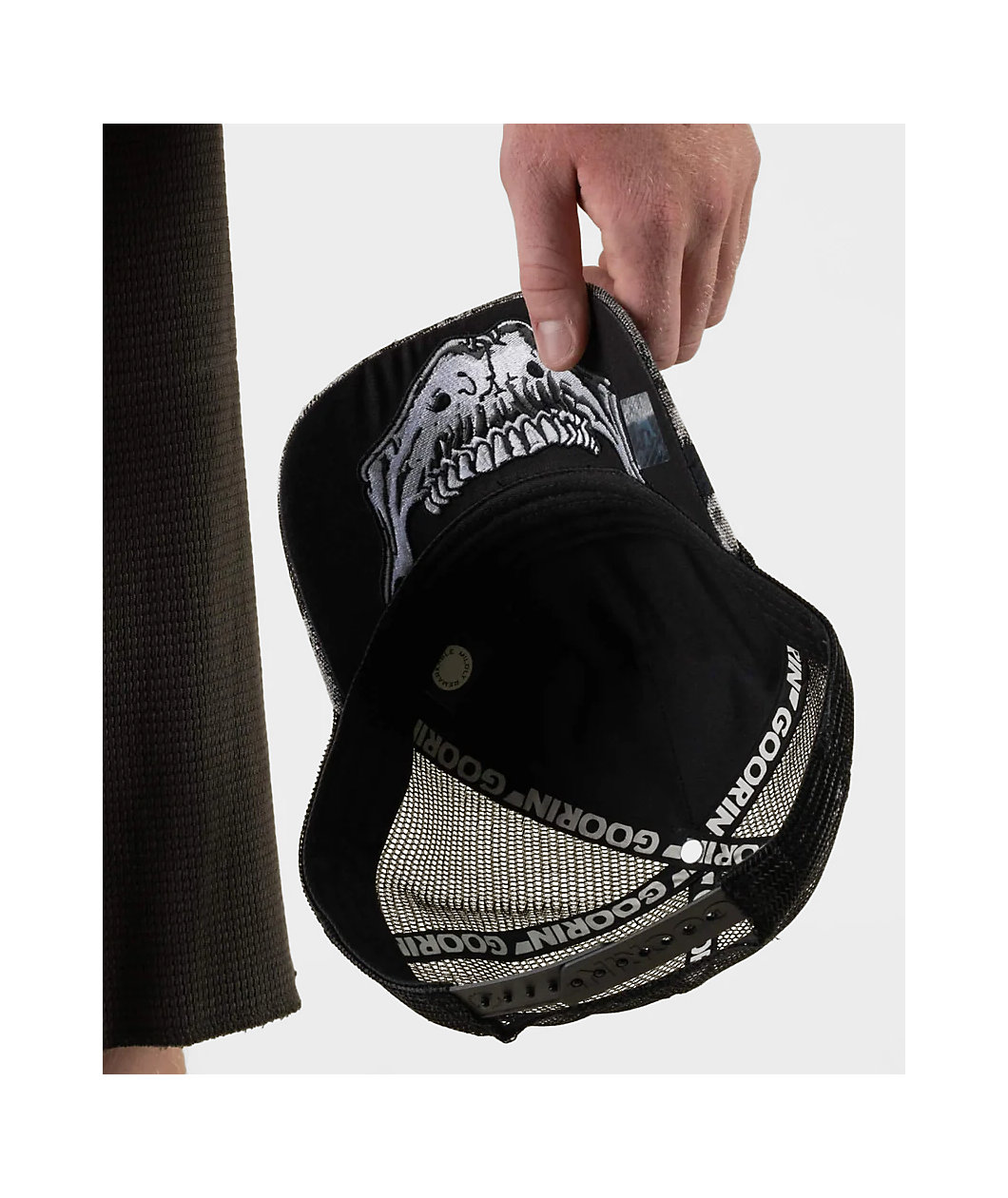 Goorin. Bros Bone Head Unalive Black Trucker Hat
