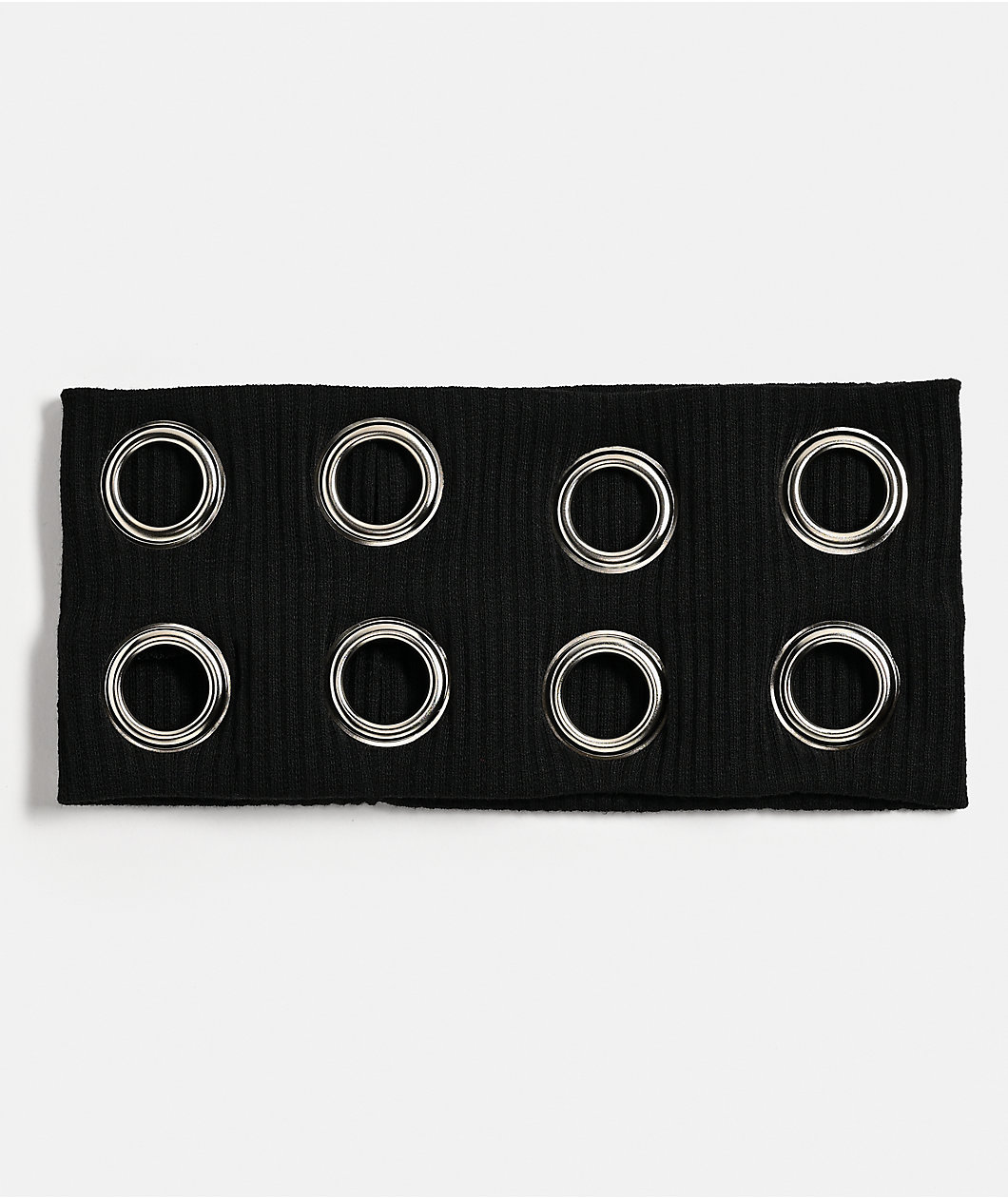 Grommet Black Headband