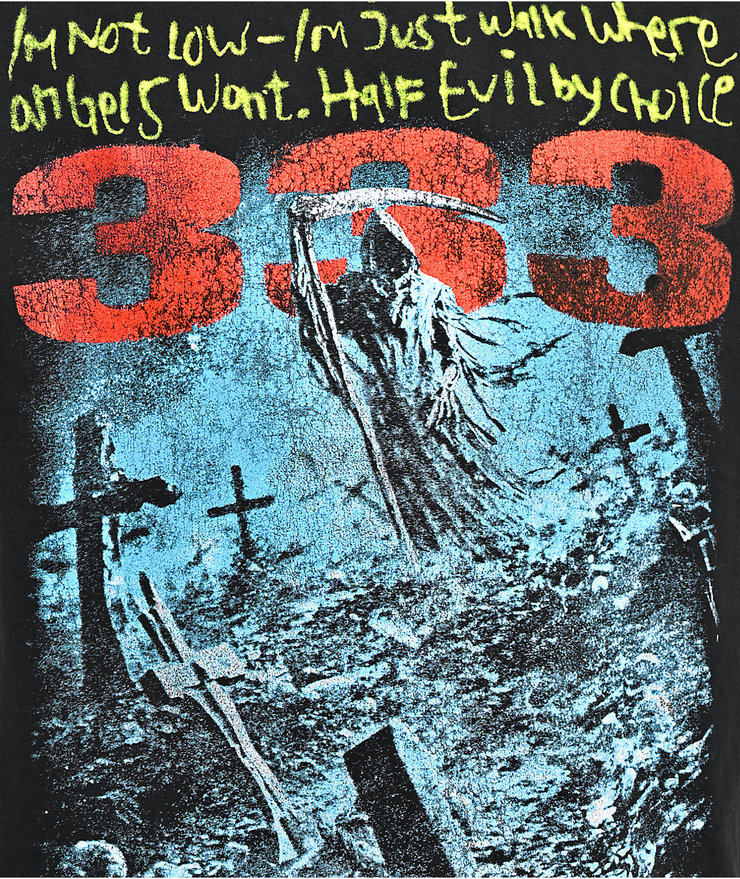 HALF EVIL Not Lost Black T-Shirt