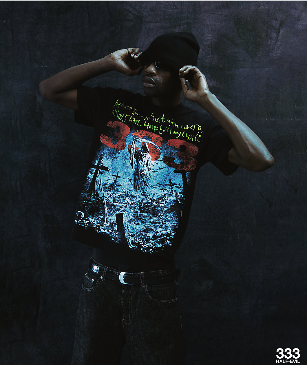 HALF EVIL Not Lost Black T-Shirt