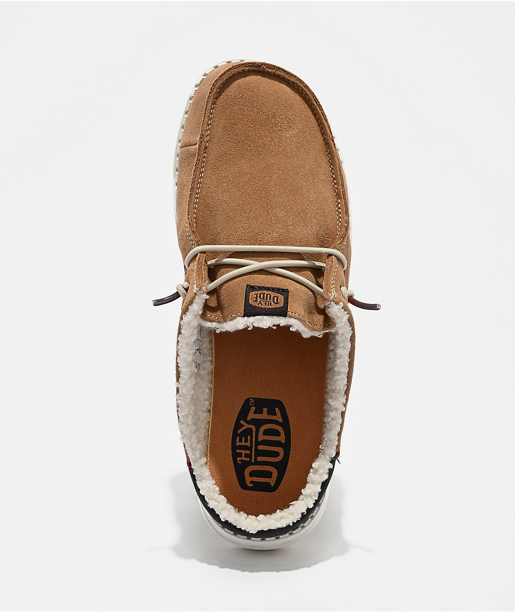 HEYDUDE Wendy Slip Warmth Beige Mule Shoes