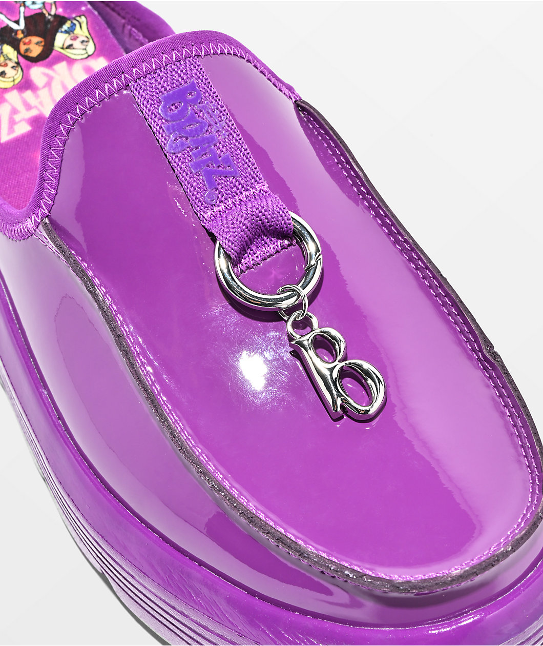 HEYDUDE x Bratz Austin Edge Purple Platform Shoes