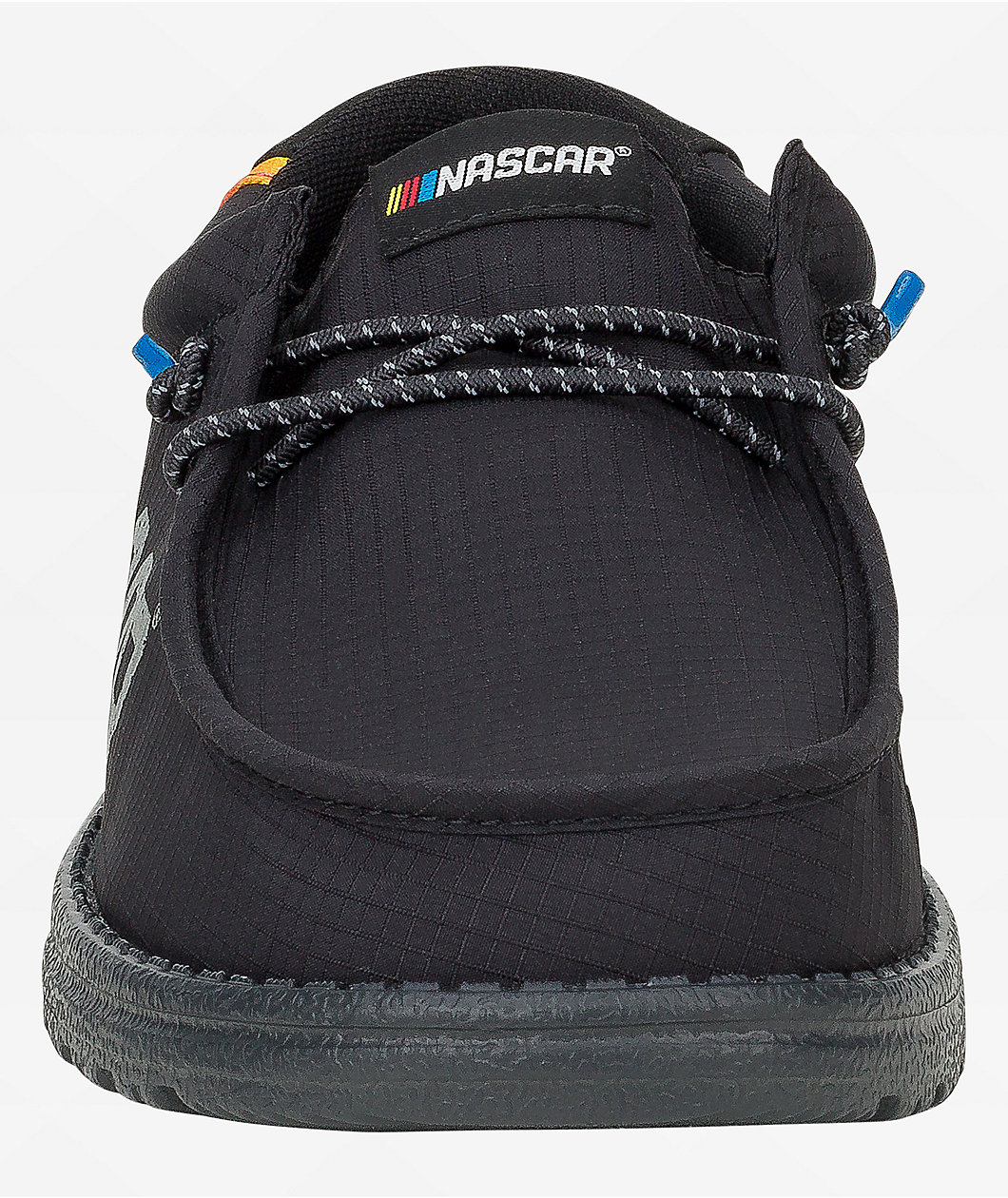 HEYDUDE x NASCAR Wally Black Shoes