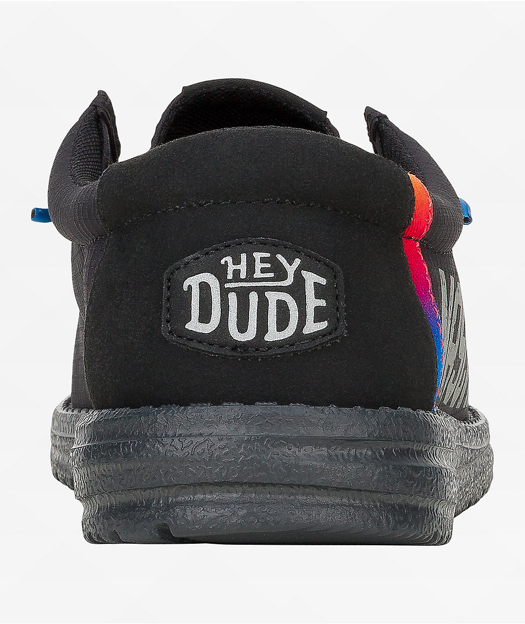 HEYDUDE x NASCAR Wally Black Shoes