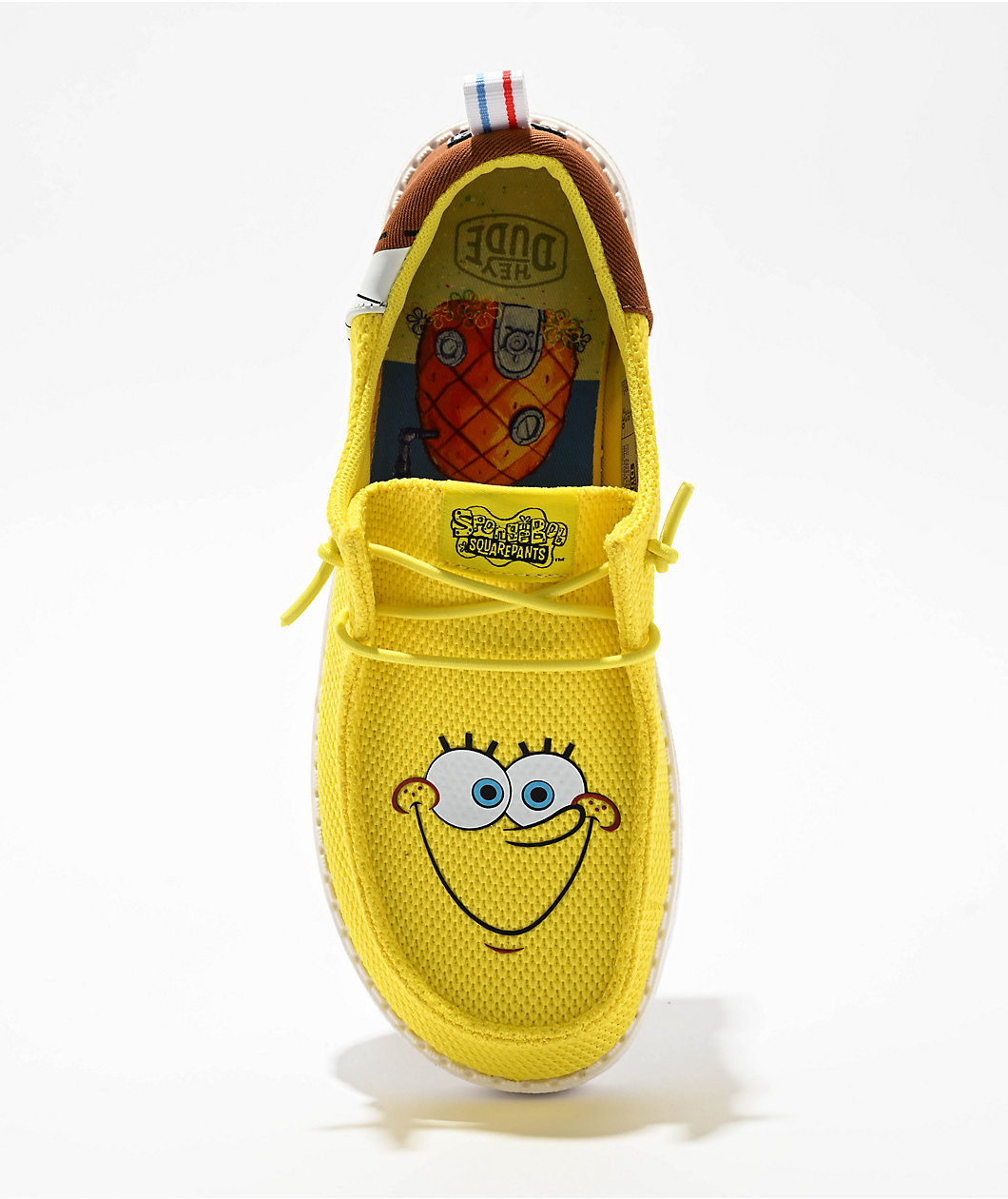 HEYDUDE x SpongeBob SquarePants Wendy Funk Yellow Shoes