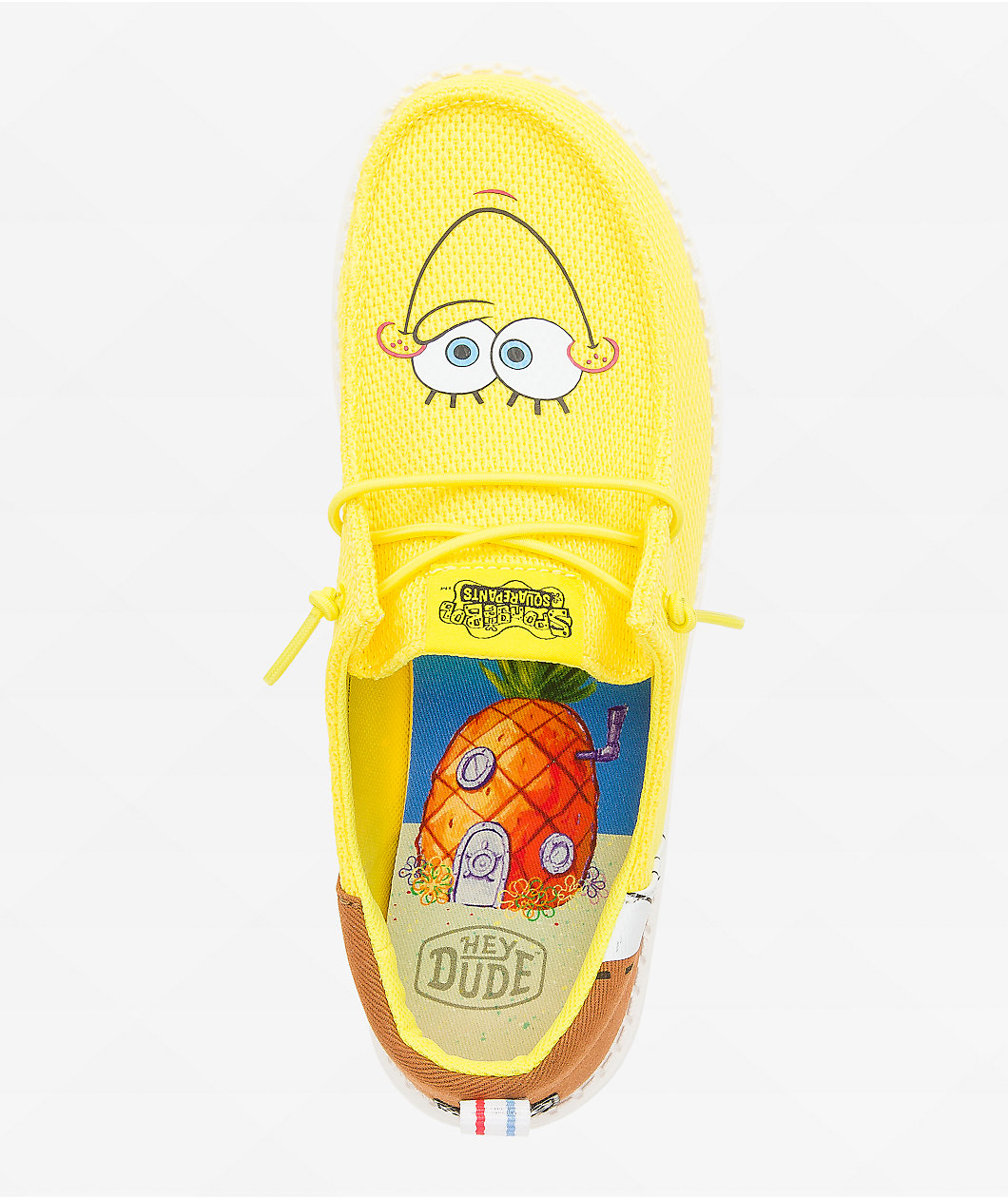 HEYDUDE x SpongeBob SquarePants Wendy Funk Yellow Shoes