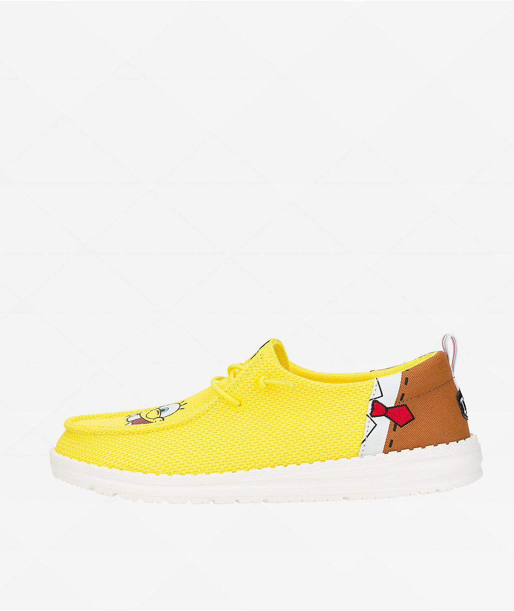 HEYDUDE x SpongeBob SquarePants Wendy Funk Yellow Shoes