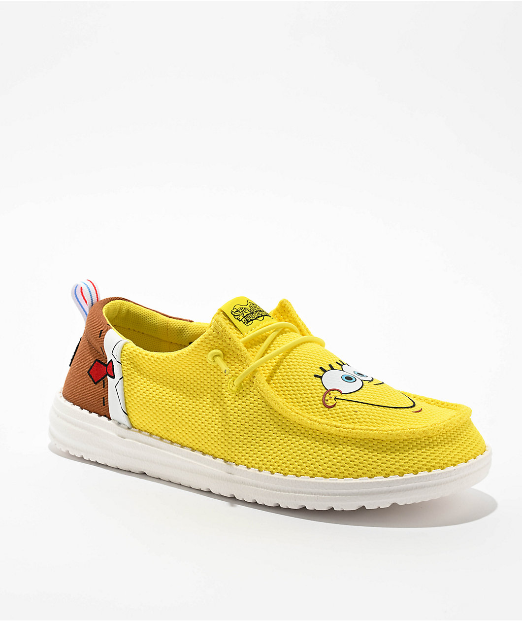 HEYDUDE x SpongeBob SquarePants Wendy Funk Yellow Shoes