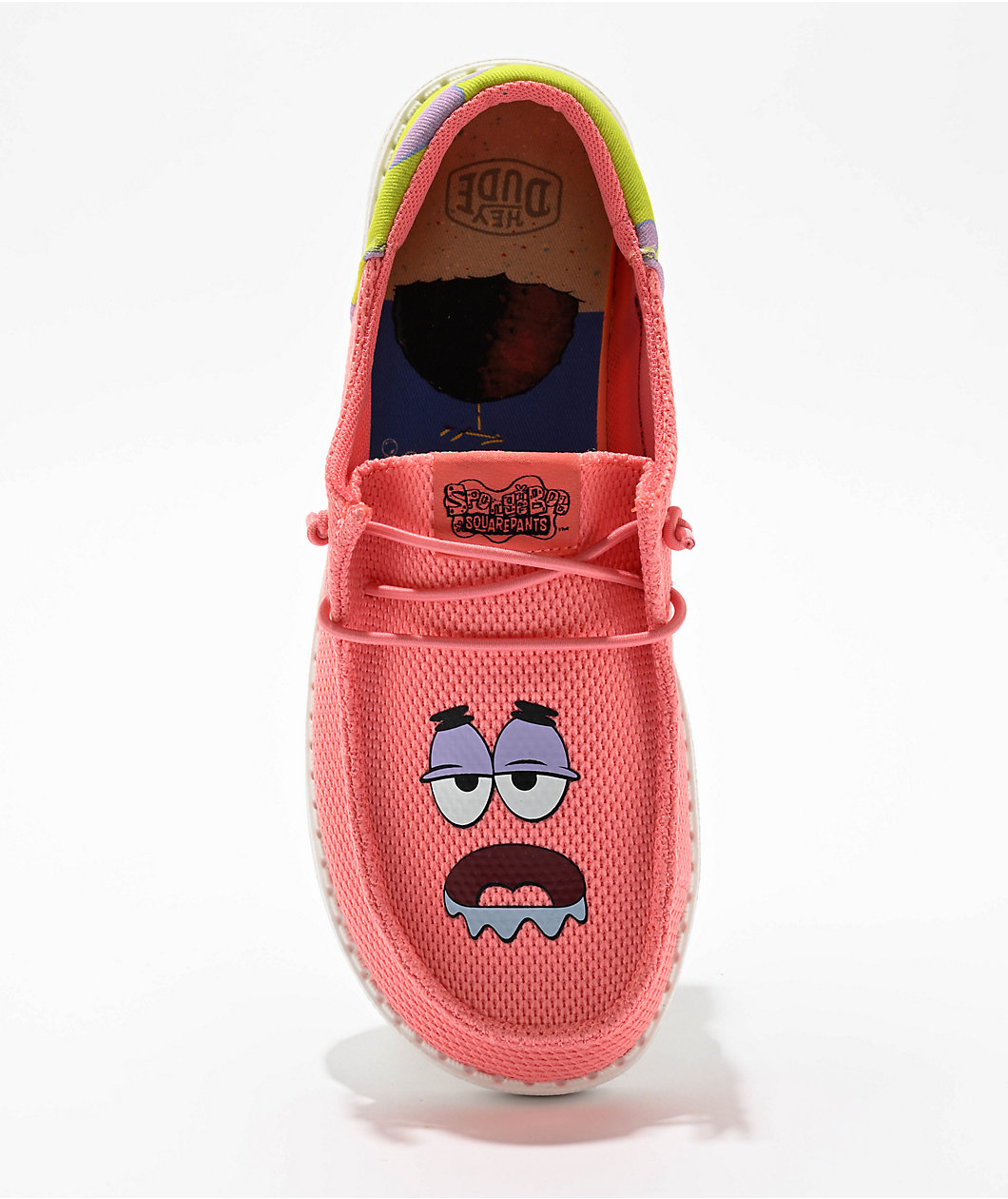 HEYDUDE x SpongeBob SquarePants Wendy Patrick Funk Pink Shoes