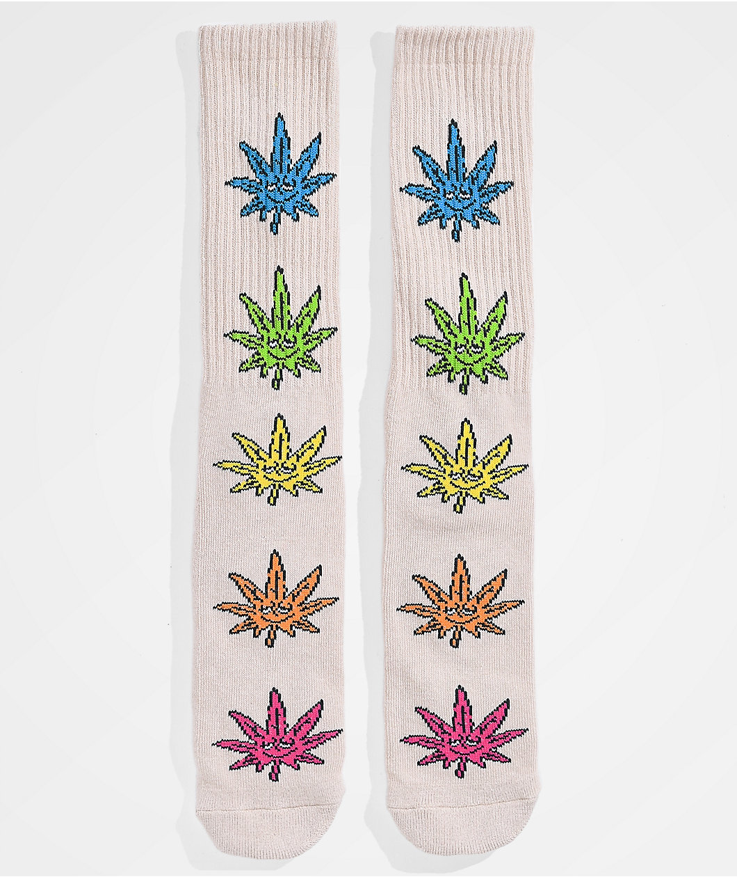 HUF 420 Buddy Natural Crew Socks