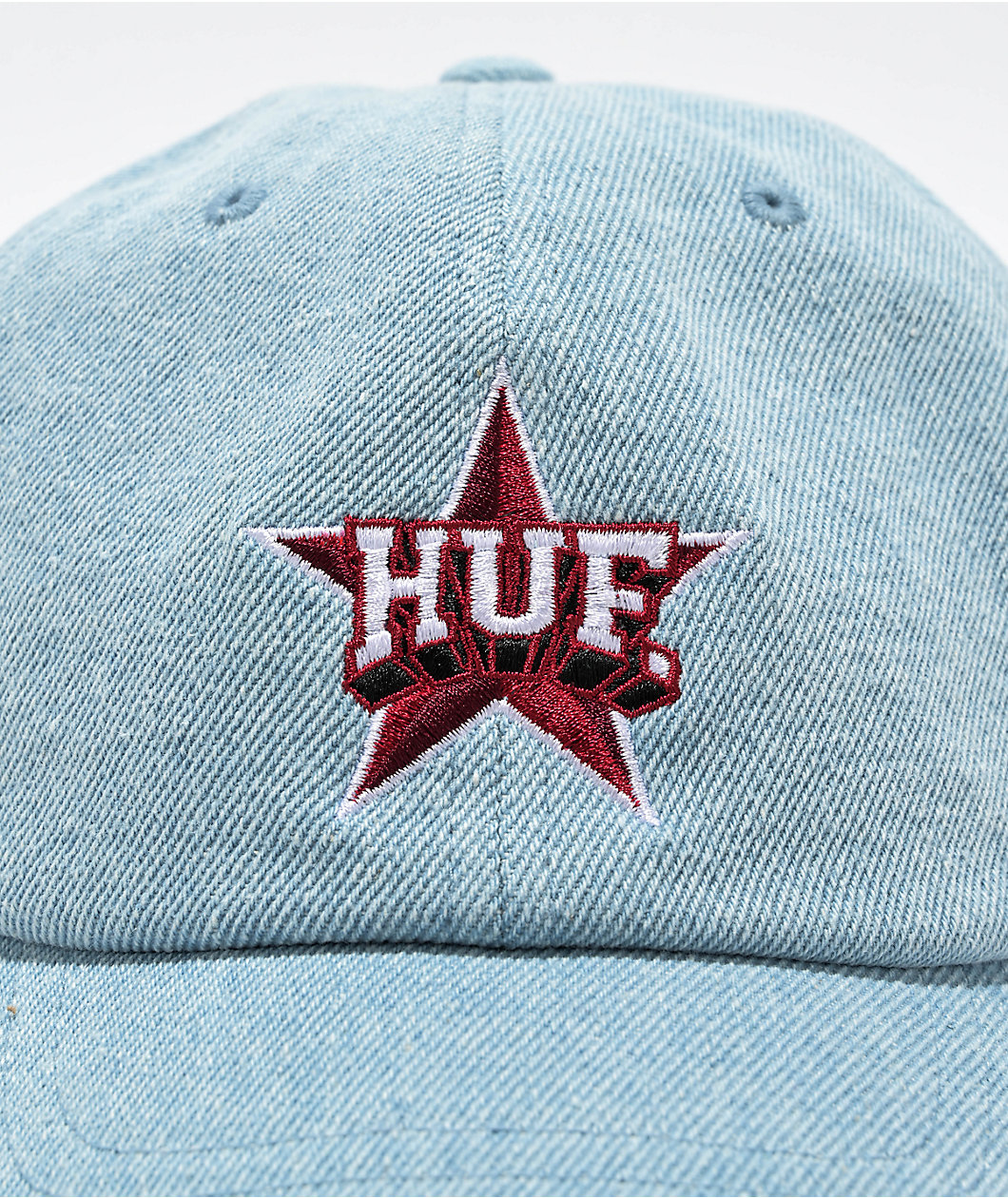 HUF All Star Light Blue Denim Snapback Hat