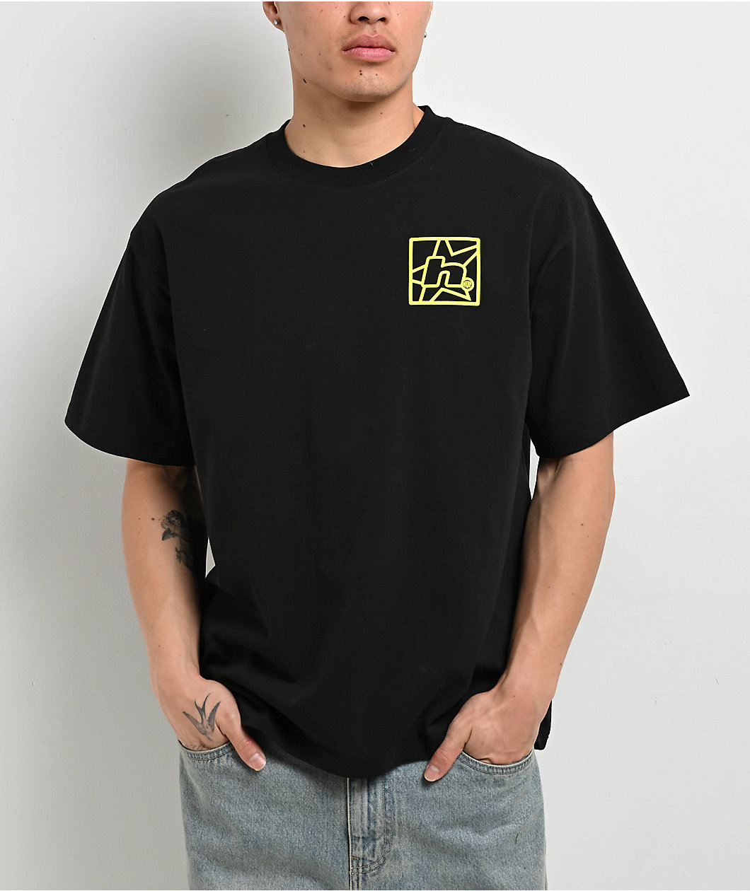 HUF Cyberpunk Black T-Shirt