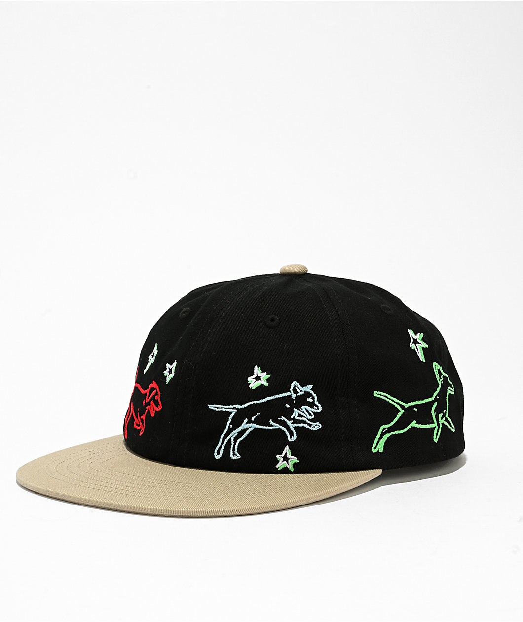 HUF Fetch Black Snapback Hat